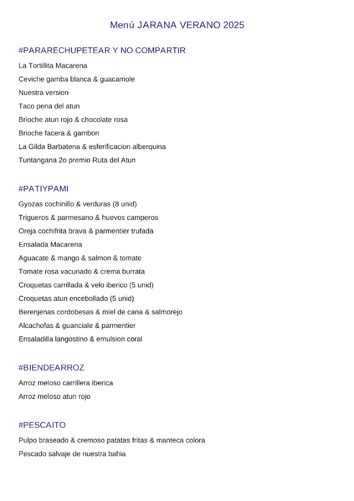 Menu_Jarana | Restaurante Barbate_Barbate_image_2