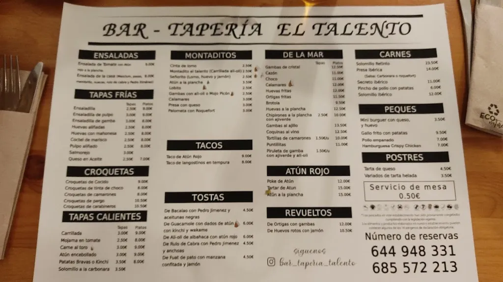 Menu_El talento_Barbate_image_3