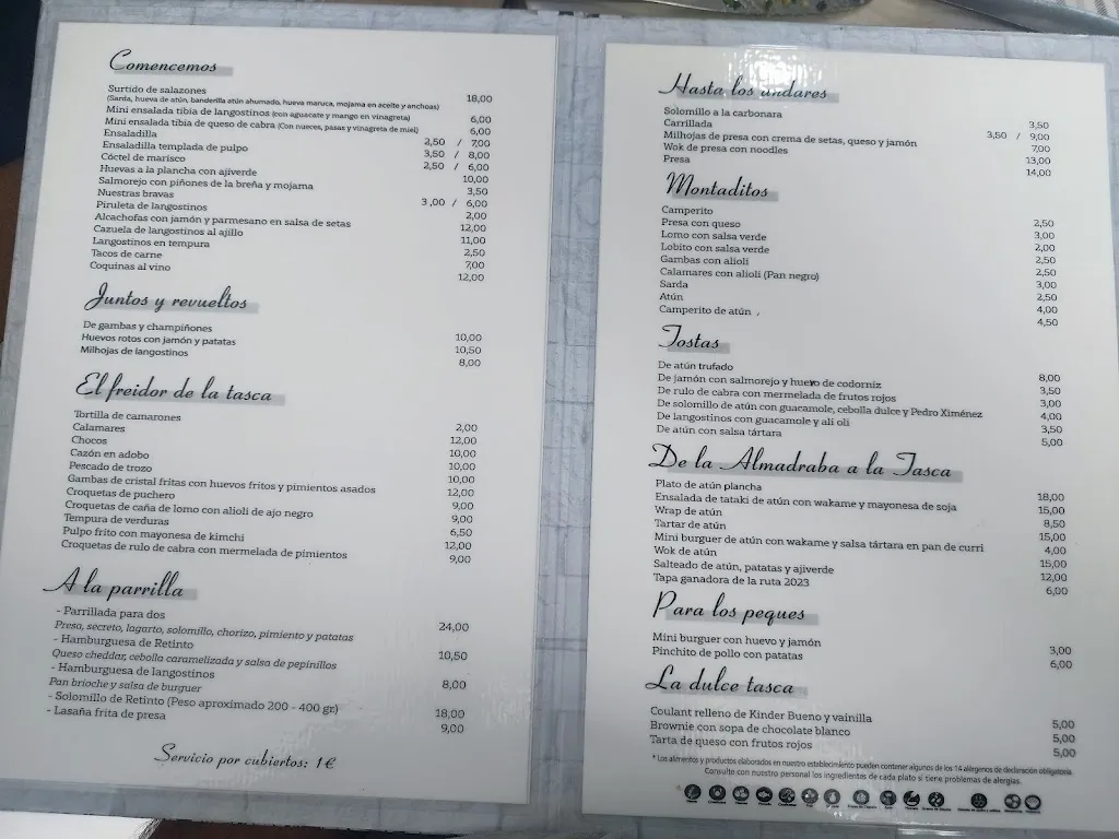 Menu_Restaurante La Tasca_Barbate_image_4