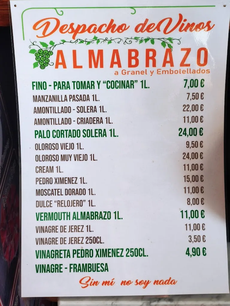 Menu_Tabanco Bodeguita Almabrazo El Relojero_Barbate_image_1