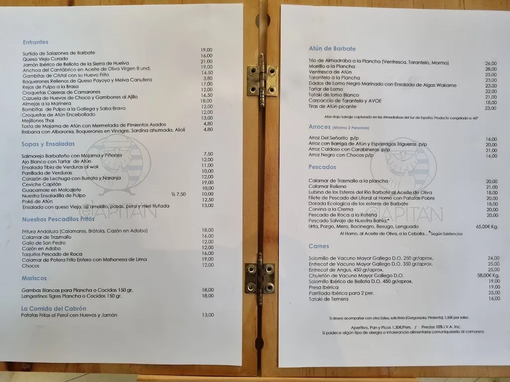 Menu_RESTAURANTE EL CAPITAN_Barbate_image_1