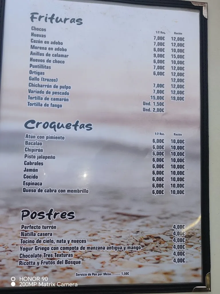 Menu_Bar El Sitio_Barbate_image_1