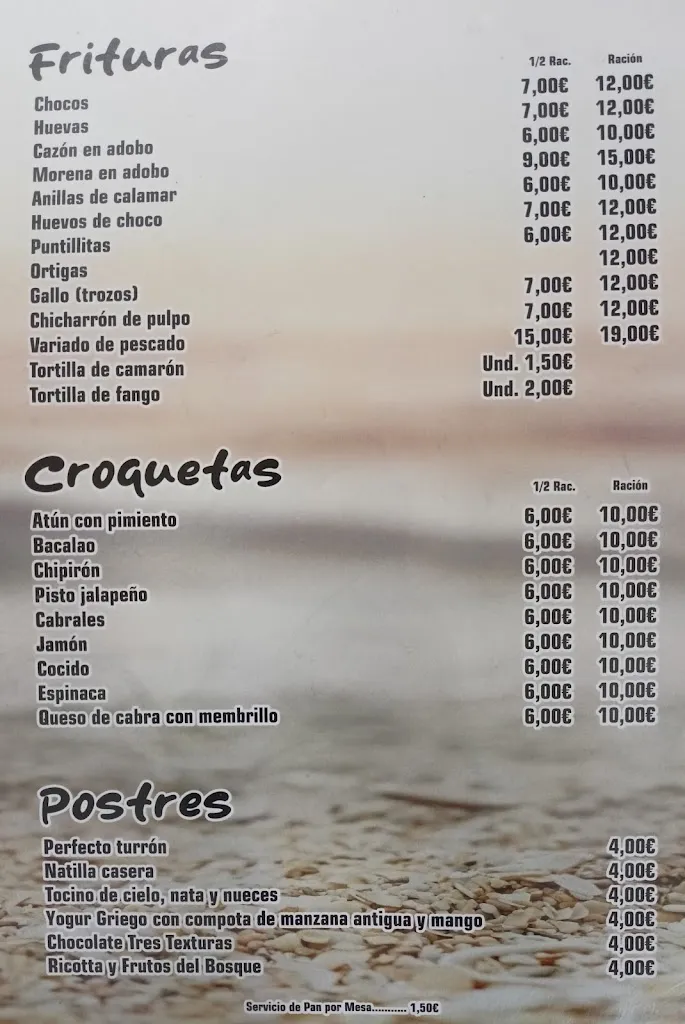 Menu_Bar El Sitio_Barbate_image_3