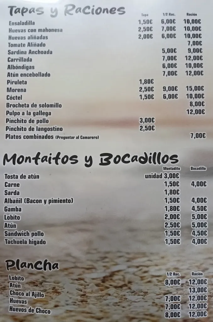 Menu_Bar El Sitio_Barbate_image_4