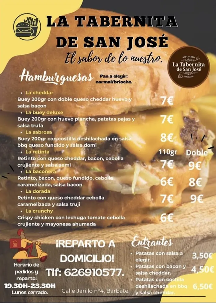 Menu_La Tabernita de San José_Barbate_image_2