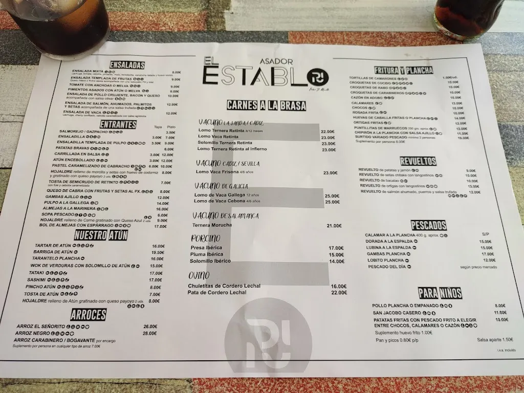 Menu_Restaurante El Establo_Barbate_image_2