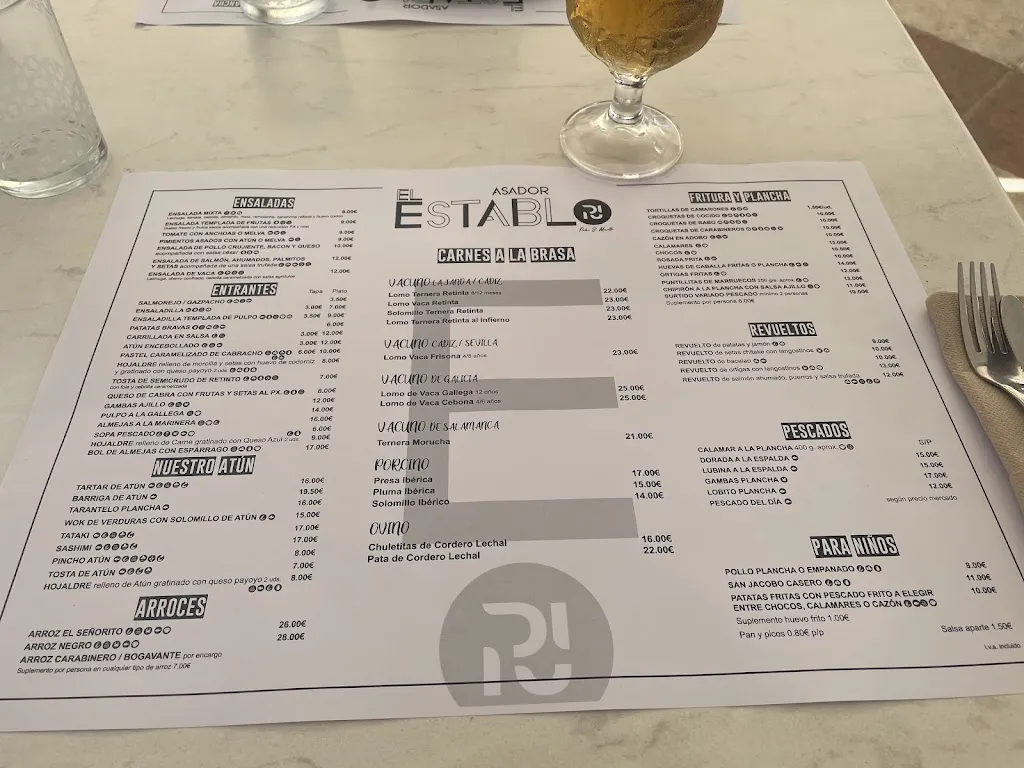 Menu_Restaurante El Establo_Barbate_image_3