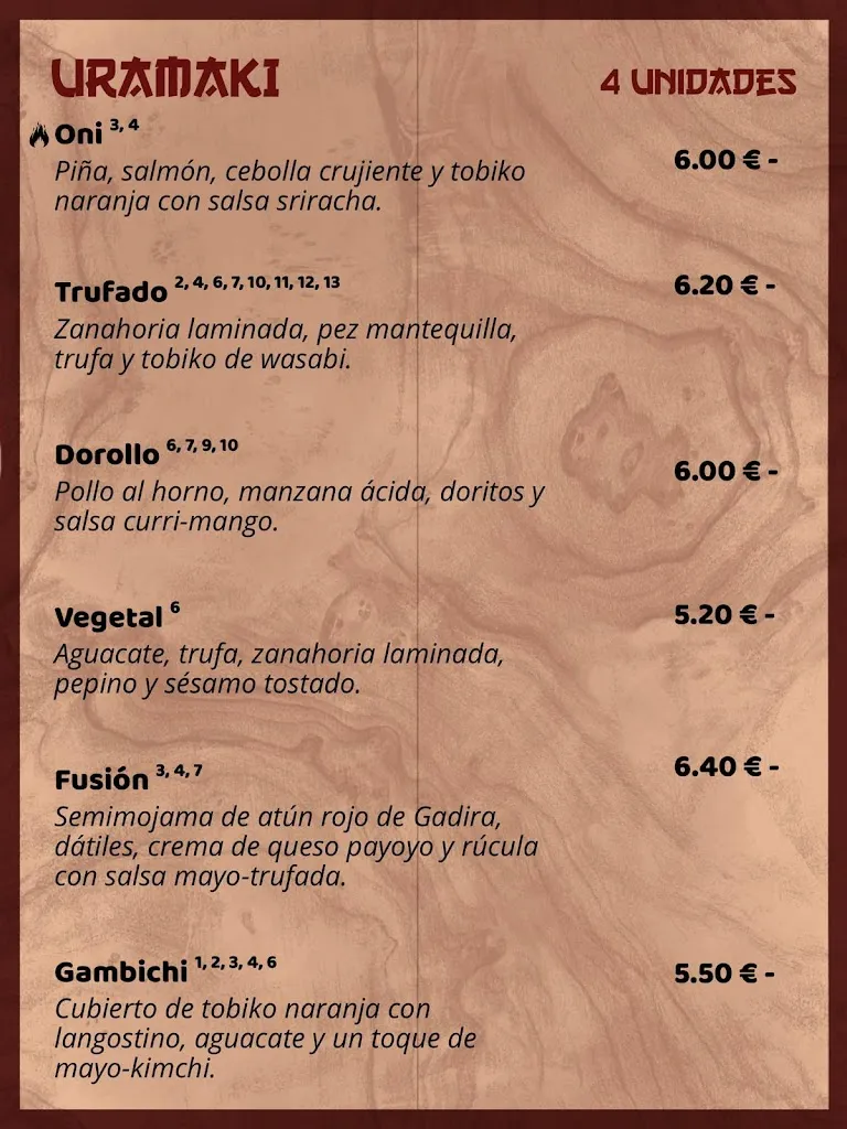 Menu_Daruma Sushi Xperience_Barbate_image_2