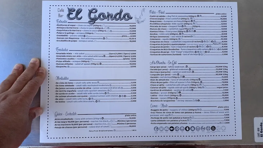 Menu_Bar El Gordo_Barbate_image_3