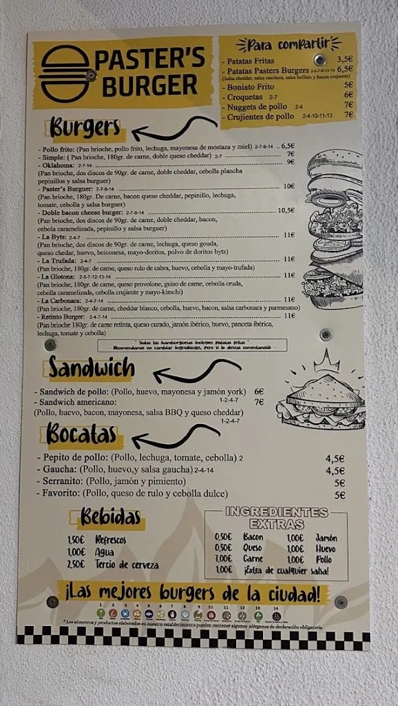 Menu_Paster's Burguer_Barbate_image_2