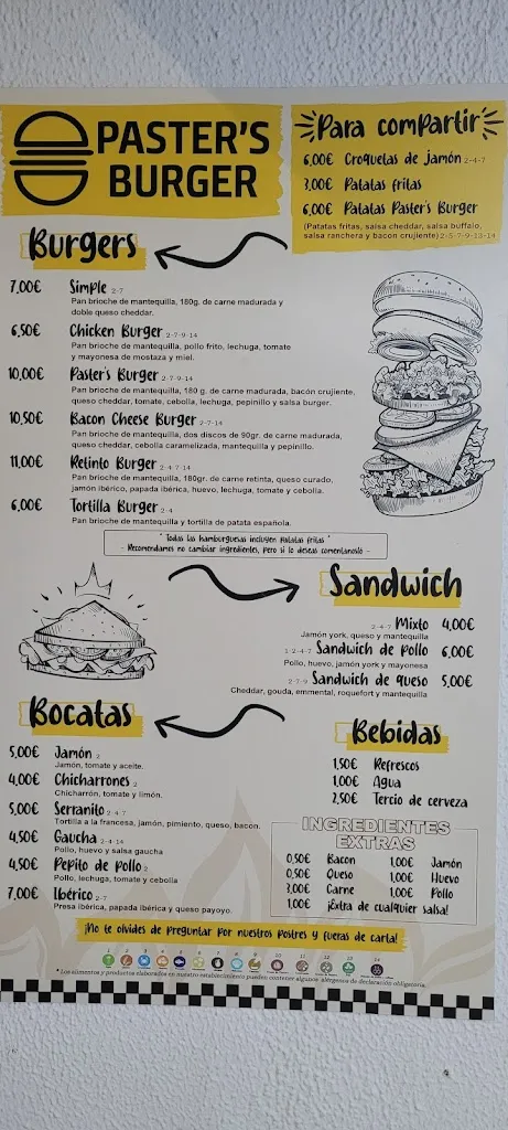 Menu_Paster's Burguer_Barbate_image_4
