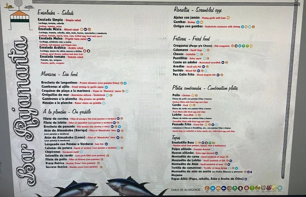 Menu_Cafe Bar Rajamanta_Barbate_immagine_1