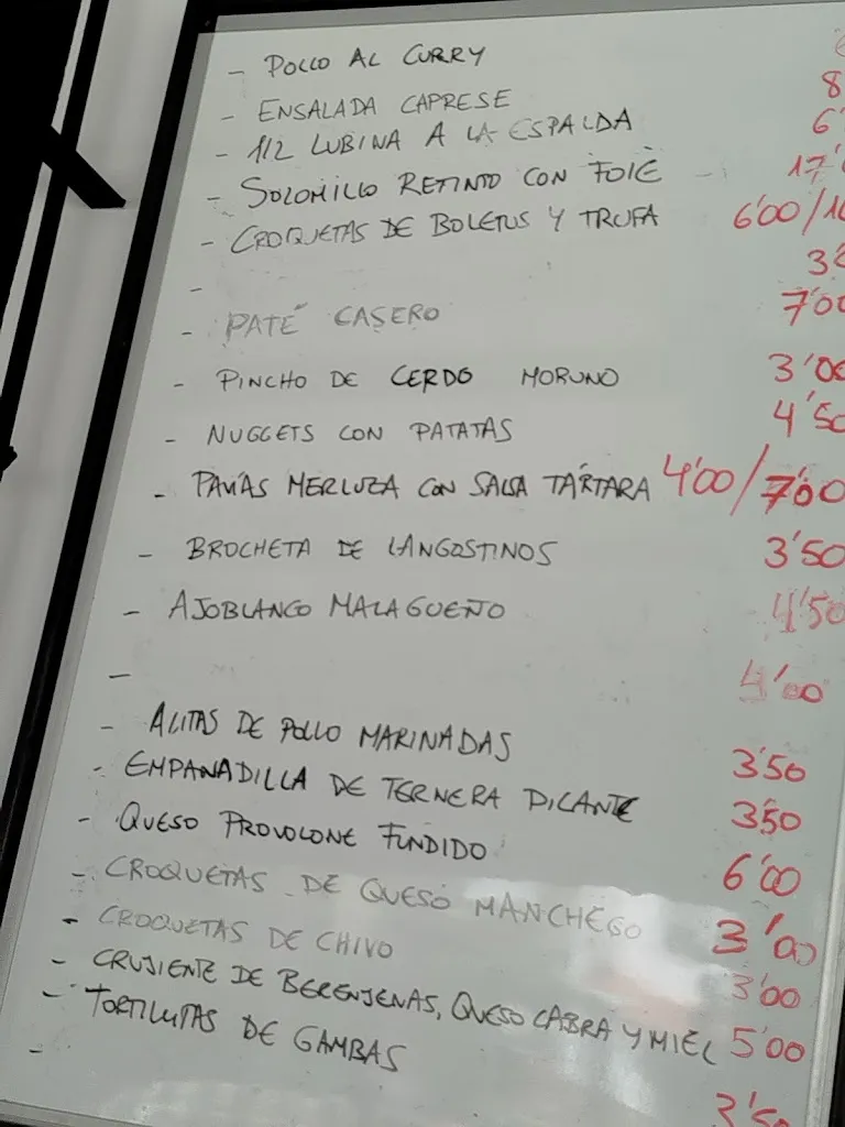 Menu_Bar Restaurante EL MIRADOR_Castellar de la Frontera_immagine_4