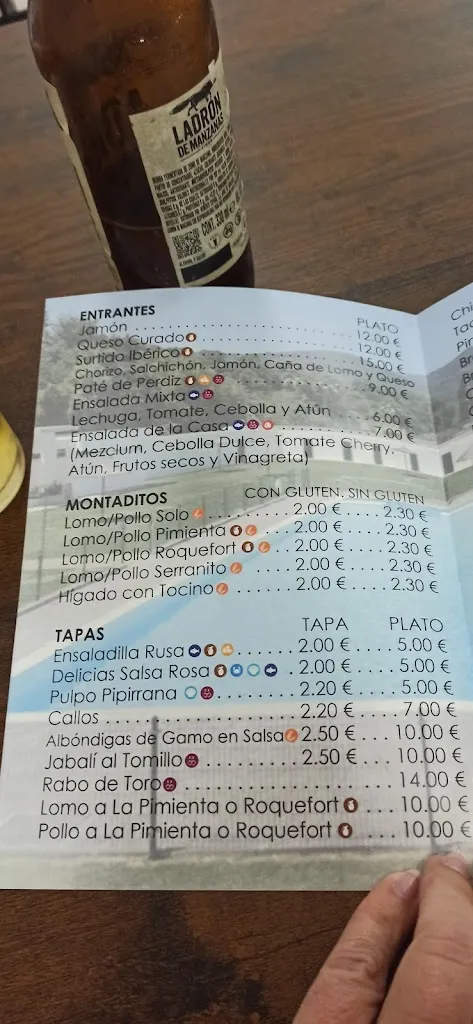 Menu_La piscina_Castellar de la Frontera_immagine_4