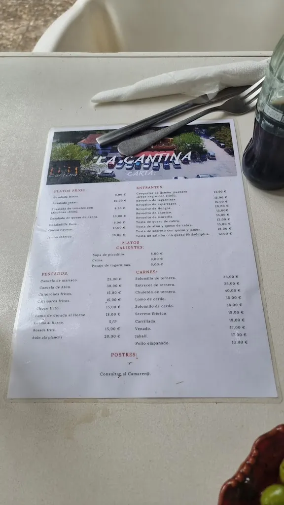 Menu_Venta La Cantina_Castellar de la Frontera_image_1