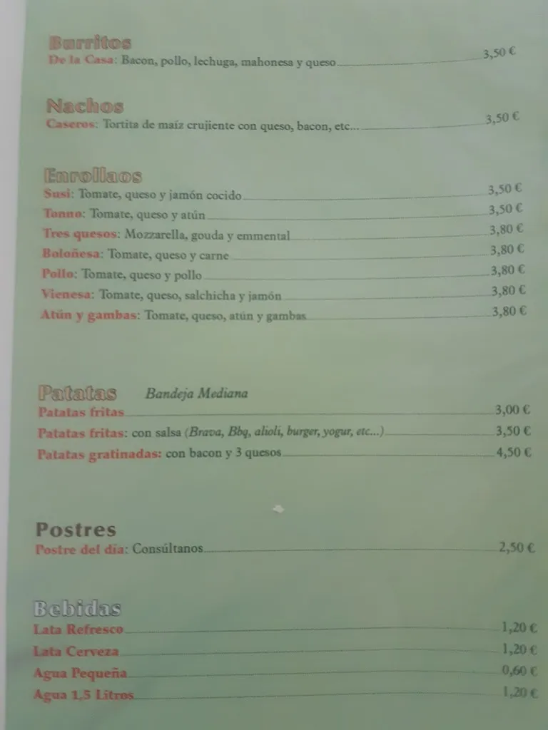 Menu_Pizzeria Éire_Castellar de la Frontera_image_3