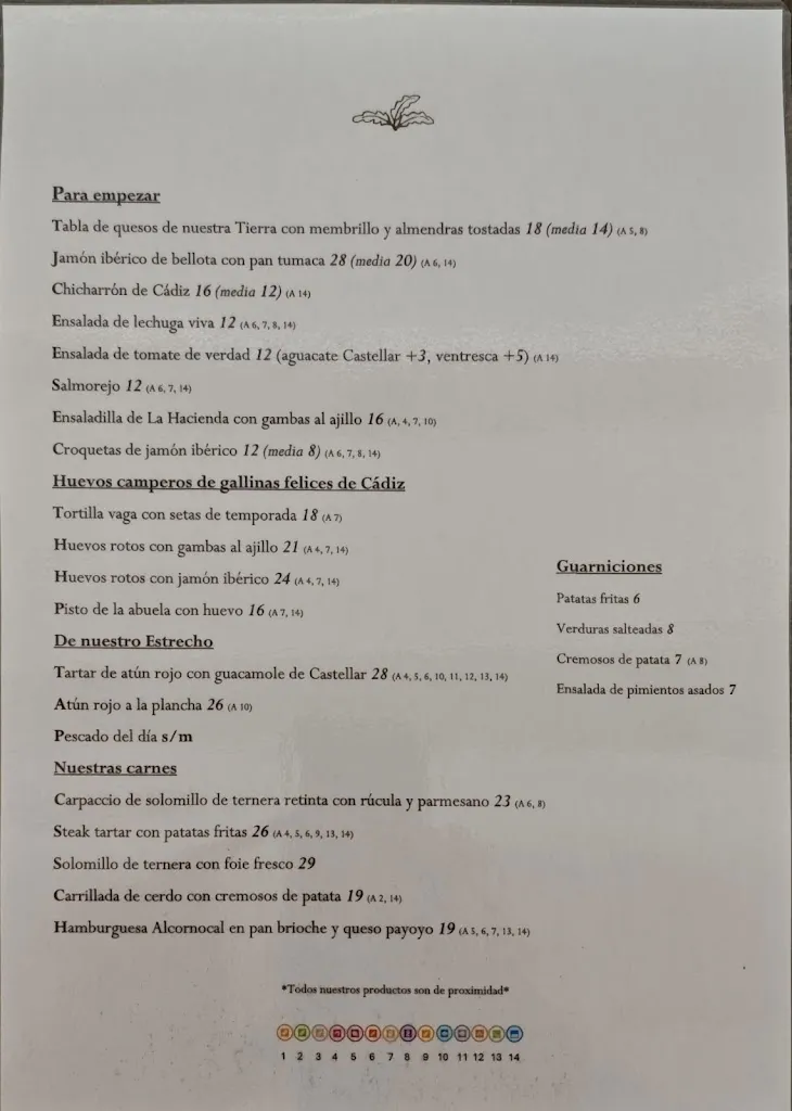 Menu_Hacienda El Alcornocal Restaurante_Castellar de la Frontera_image_1