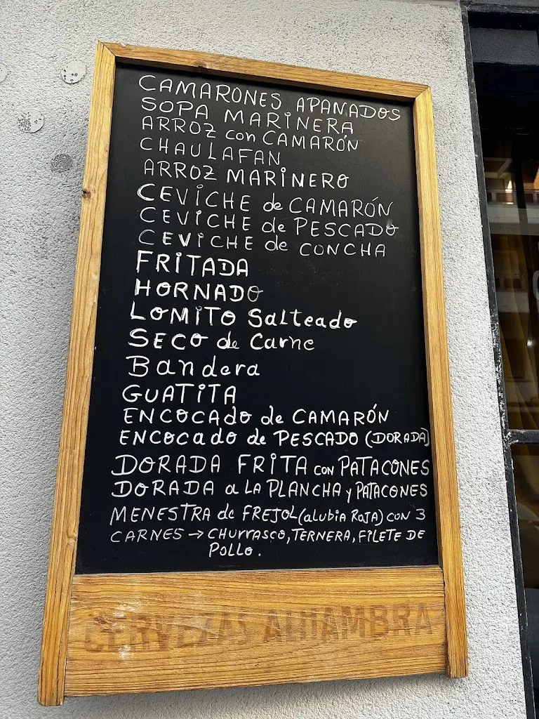 Menu_El Puntal Ecuatoriano, gastronomía._Trazo_immagine_2