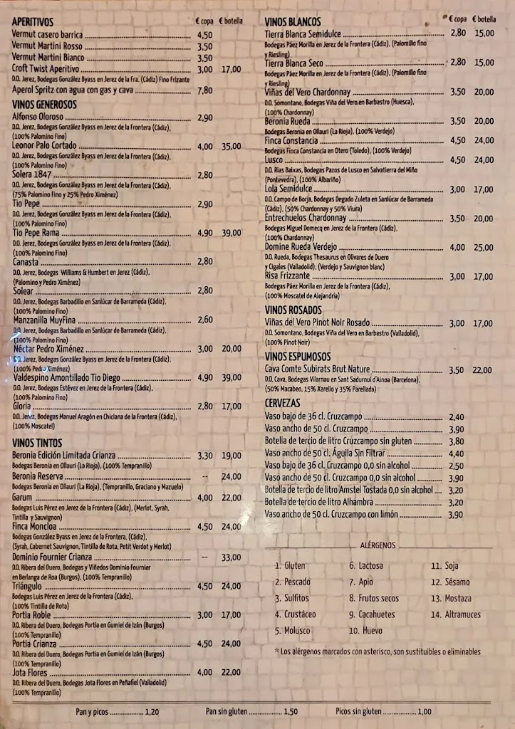 Menu_La Tapería de Columela_Cadiz_immagine_1