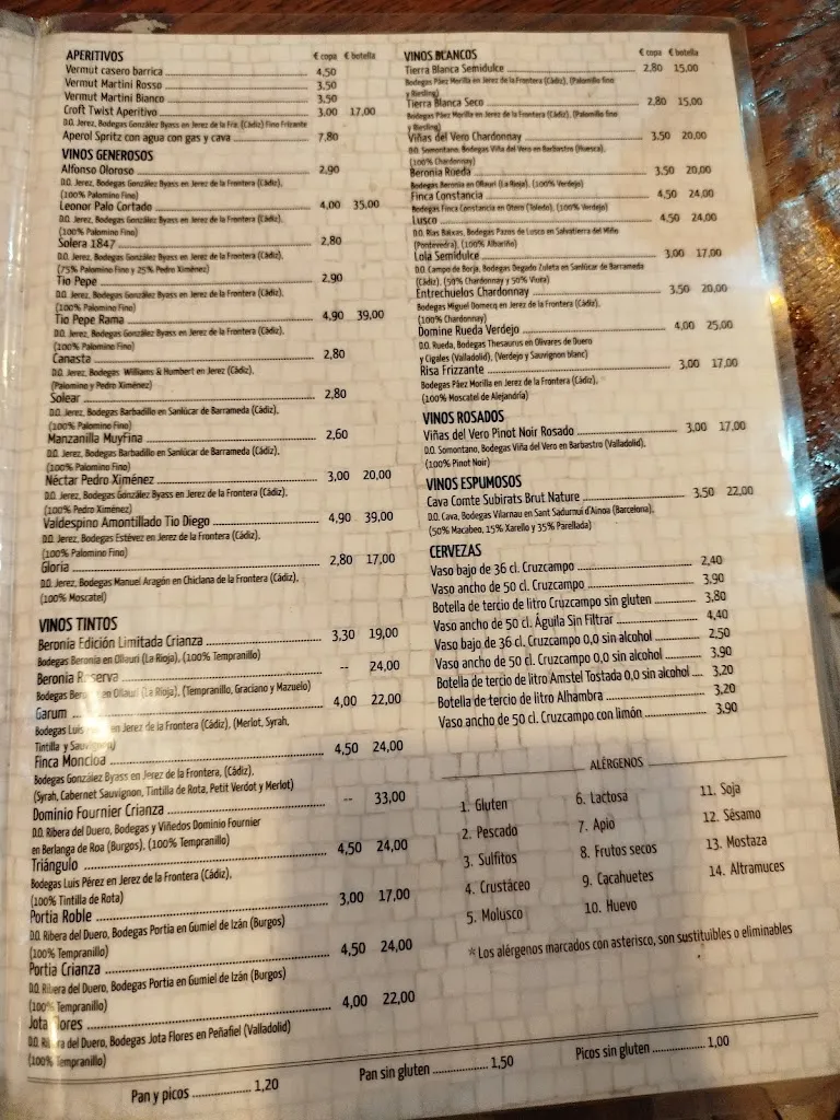 Menu_La Tapería de Columela_Cadiz_immagine_4