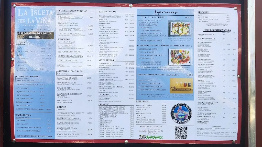 Menu_Restaurante La Isleta de la Viña_Cadiz_image_3