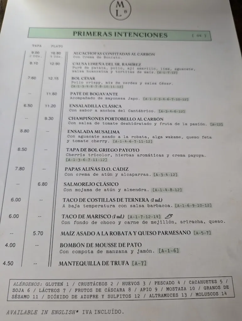 Menu_Restaurante MUSALIMA_Cadiz_immagine_3