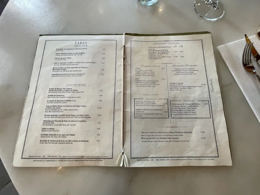 Menu_Restaurante Café Royalty - Restaurantes en Cádiz_Cadiz_image_4