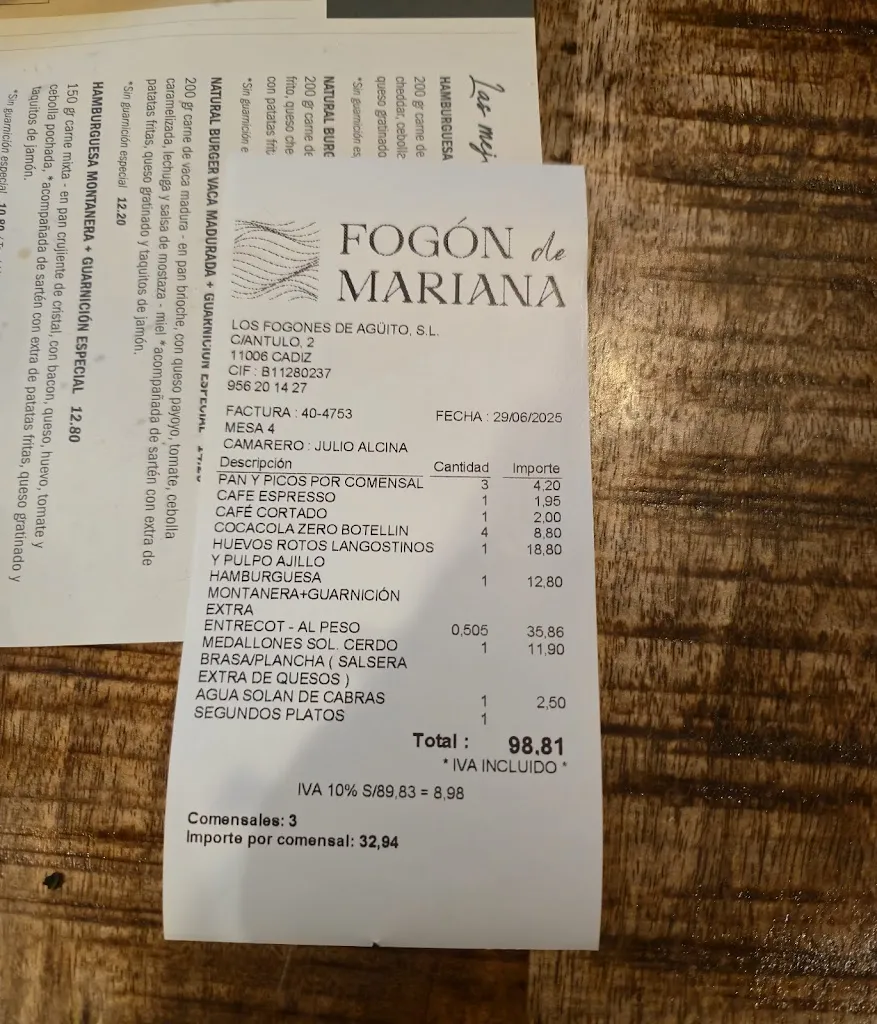 Idaliz P._Fogón de Mariana - Brasil_Cadiz_review