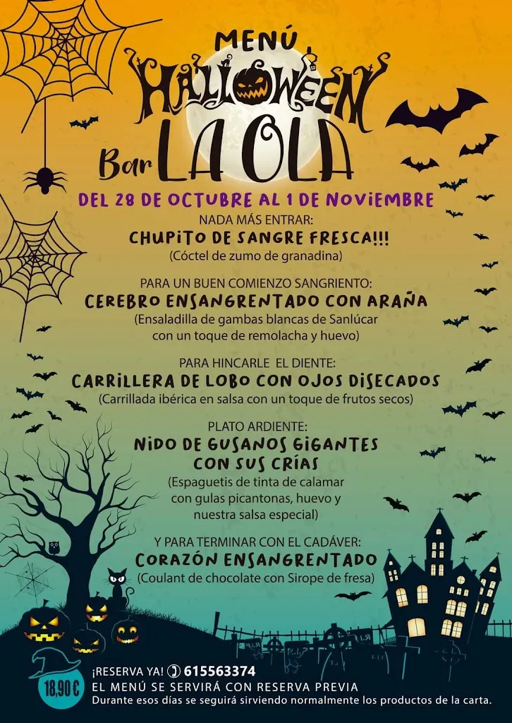 Menu_Bar la Ola_Cadiz_image_3