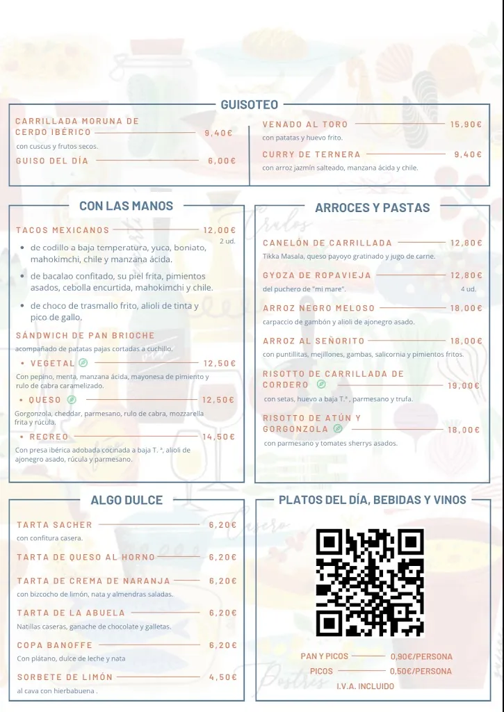 Menu_Bar Recreo Chico_Cadiz_image_2
