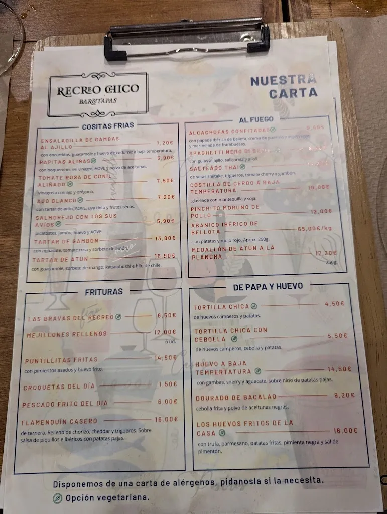 Menu_Bar Recreo Chico_Cadiz_image_4