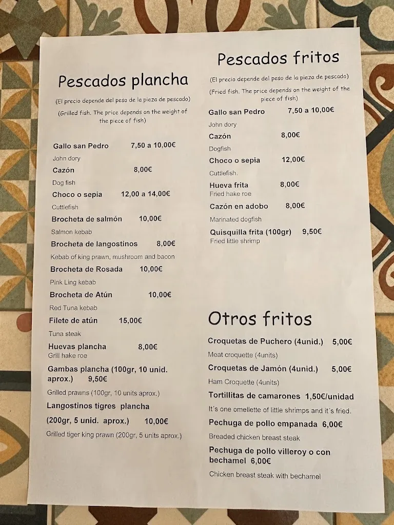 Bar Nono_Cadiz_menu_image_1