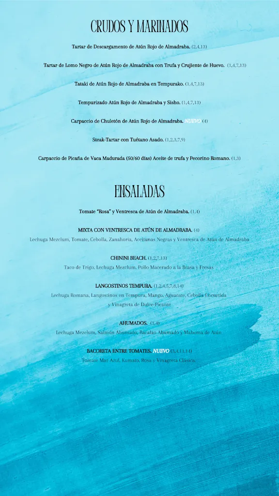 Menu_Chinini Beach_Chipiona_image_1