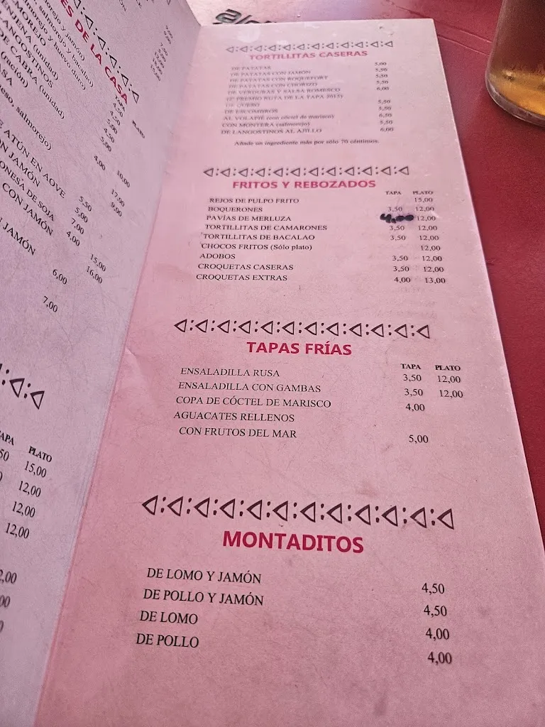 Menu_El Volapié_Chipiona_image_2