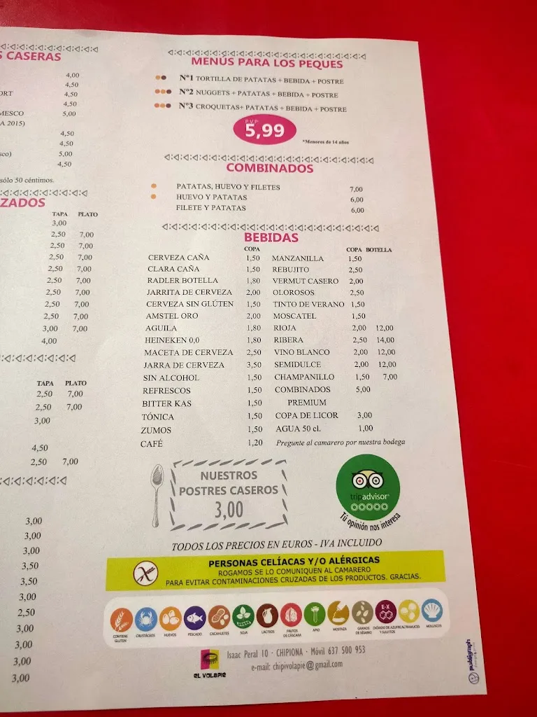 Menu_El Volapié_Chipiona_image_3