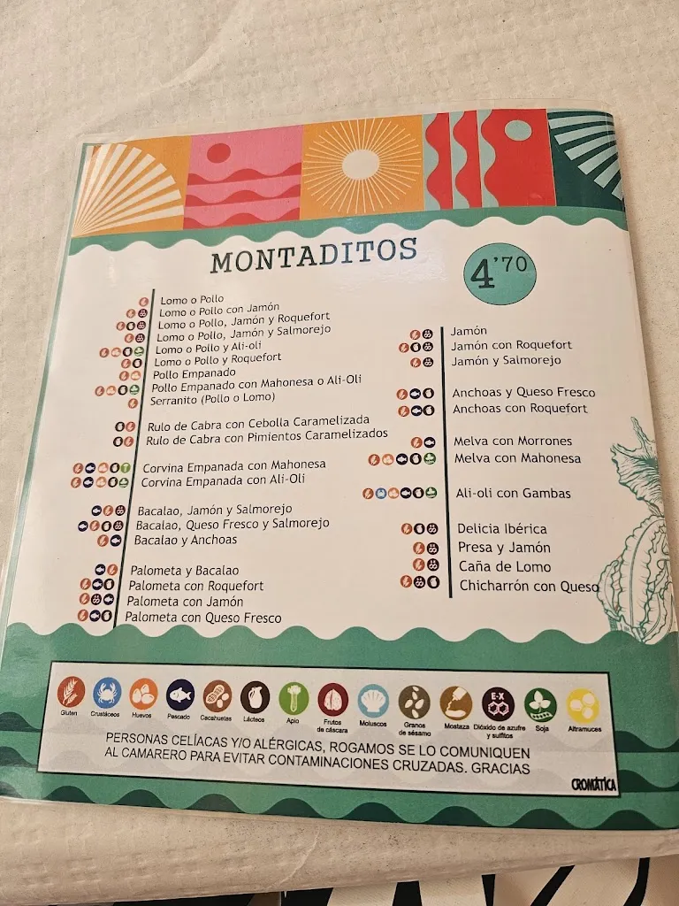 Menu_Bar-Restaurante La Concha._Chipiona_immagine_2