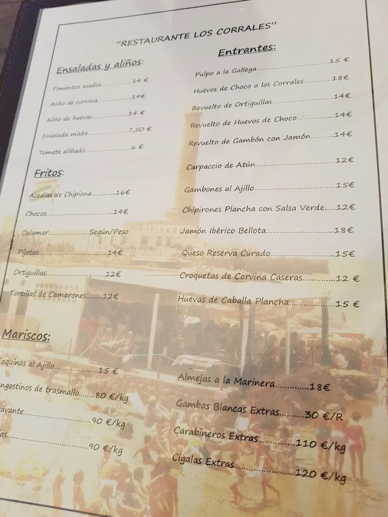Menu_Bar Restaurante Los Corrales_Chipiona_immagine_3
