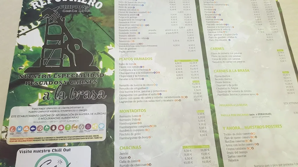 Menu_Bar El Repostaero_Chipiona_image_3