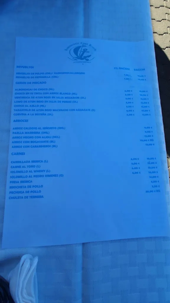 Menu_Restaurante Casa Ricardo Chipiona_Chipiona_image_1