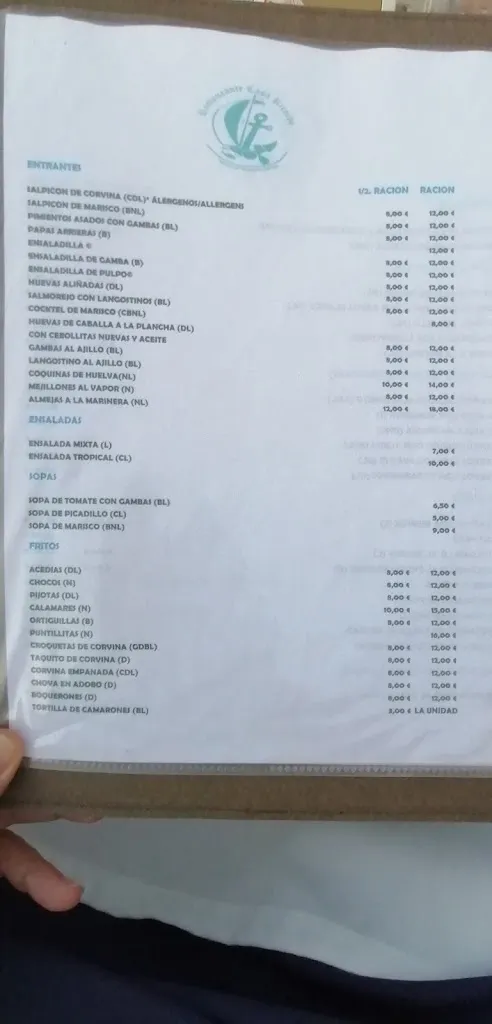 Menu_Restaurante Casa Ricardo Chipiona_Chipiona_image_3