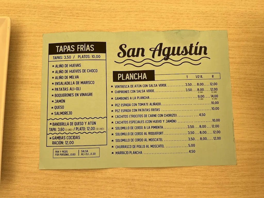 Menu_Kiosco Bar San Agustín_Chipiona_image_3