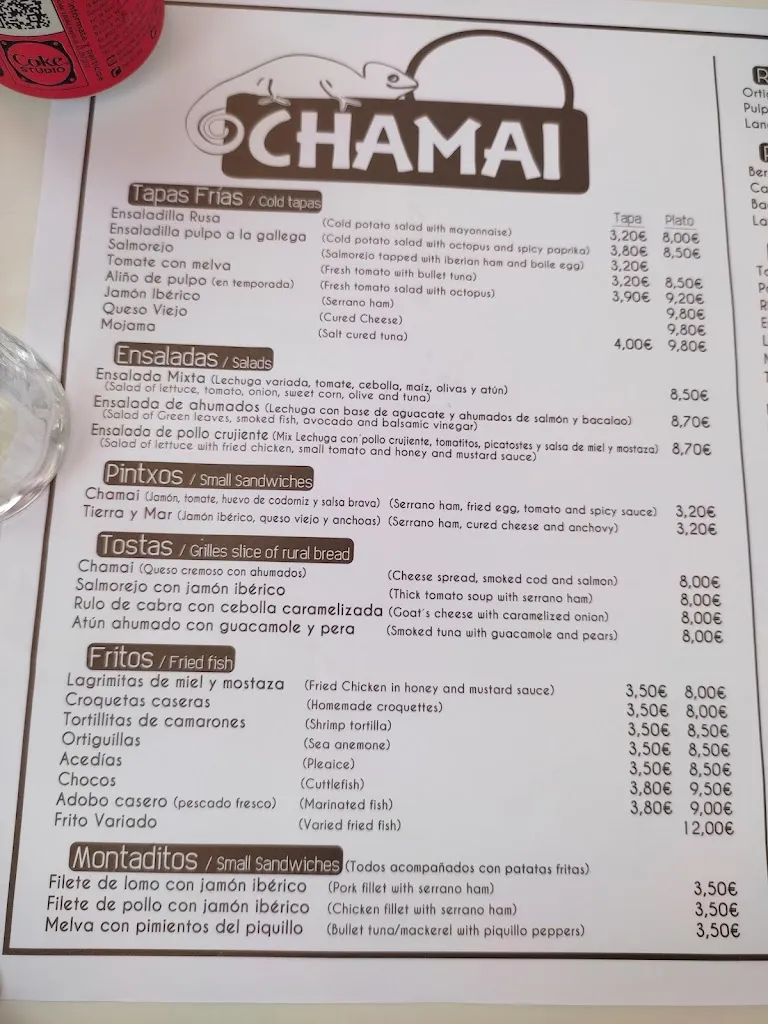 Menu_Cervecería Chamai_Chipiona_image_4