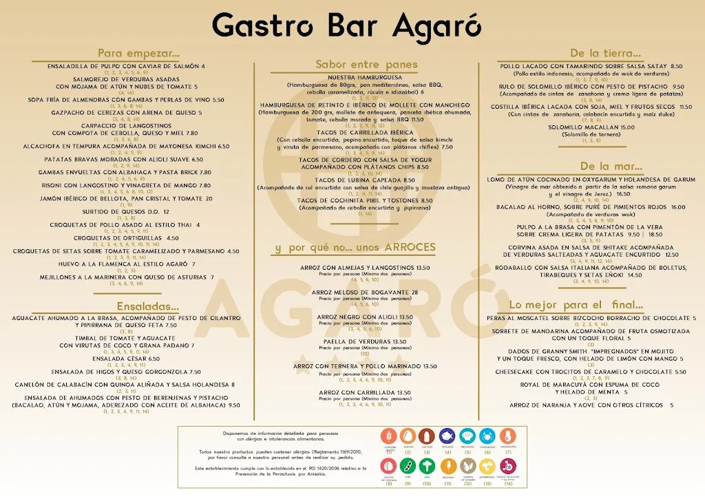 Menu_Gastrobar Agaró_Chipiona_image_1