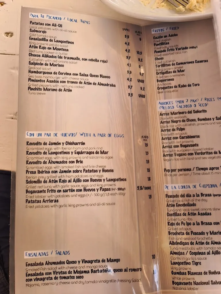 Menu_Restaurante Bar El Camarote_Chipiona_image_4