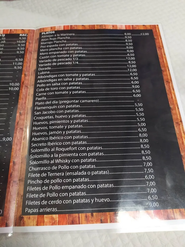 Menu_Bar Salaito_Chipiona_image_1