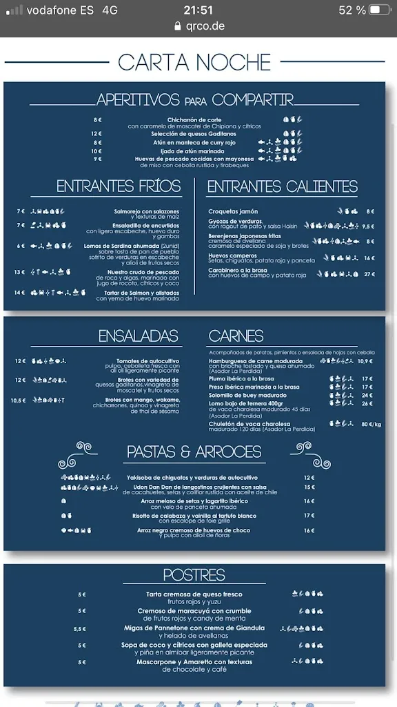 Menu_SAAM Club De Mar_Chipiona_image_2
