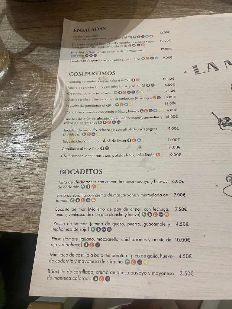 Menu_La Menuda - Cocina Rústica_Conil de la Frontera_immagine_3