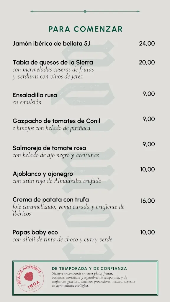 Menü_El Escondite de Conil_Conil de la Frontera_Bild_1