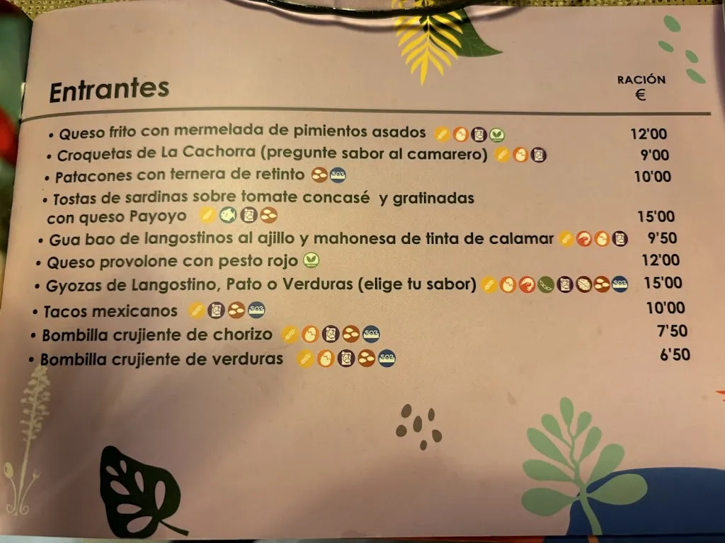 Menu_La Cachorra Perdida_Conil de la Frontera_immagine_3