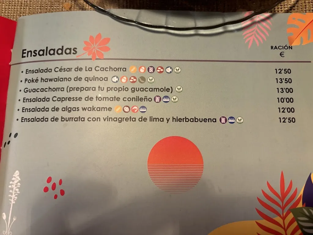 Menu_La Cachorra Perdida_Conil de la Frontera_immagine_4